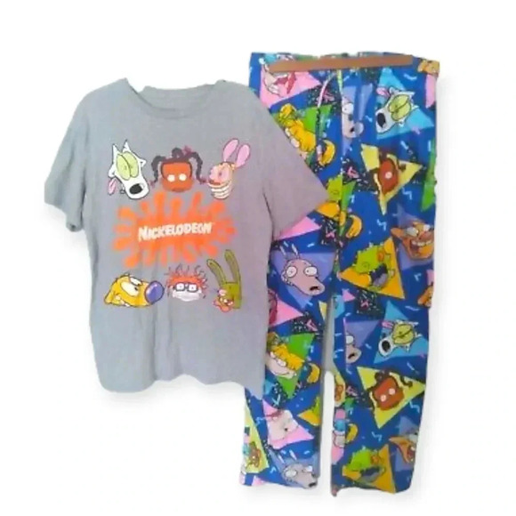 Nickelodeon mens pajamas sleep set - Picture 3 of 3